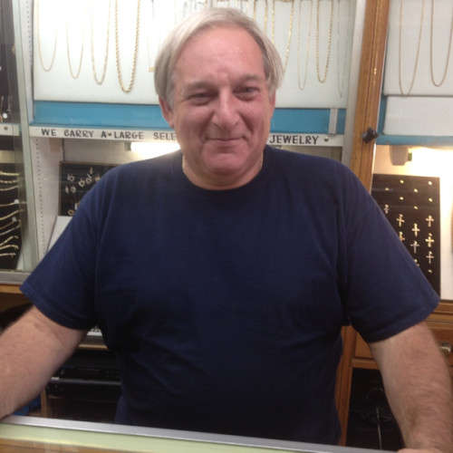 Picture Of Sam In Front Of Gold Jewelry