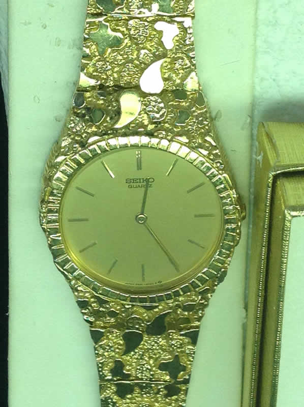 Gold Nugget Watch